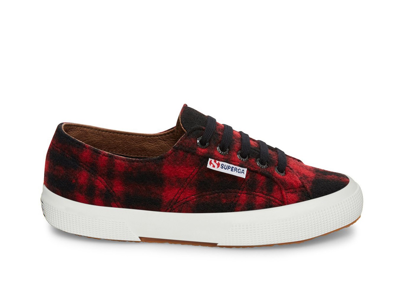 Alpargata Superga Mujer Rojas/Negras - 2750 Shepherdwoolu - 456127QUO